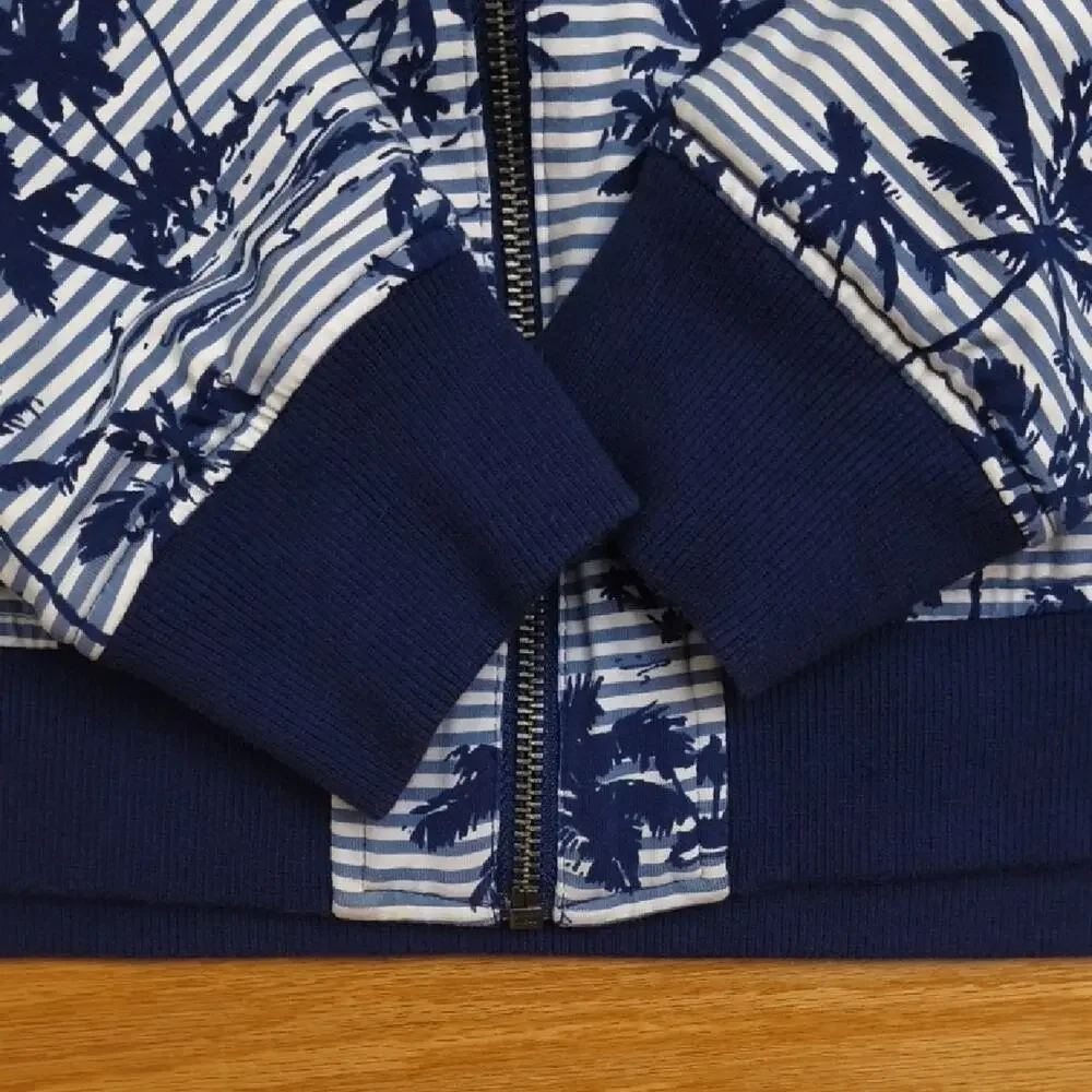 Vineyard Vines Boys Blue Reversible Jacket, Size L GU-D
